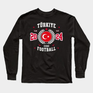 Turkey 2024 Football Fan Long Sleeve T-Shirt